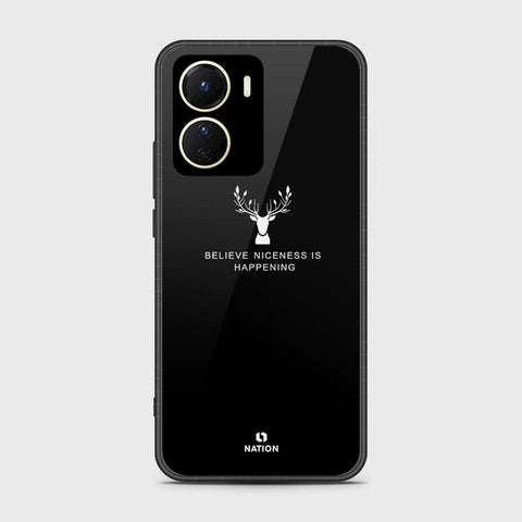 Vivo Y16 Cover- Nice Series - HQ Ultra Shine Premium Infinity Glass Soft Silicon Borders Case