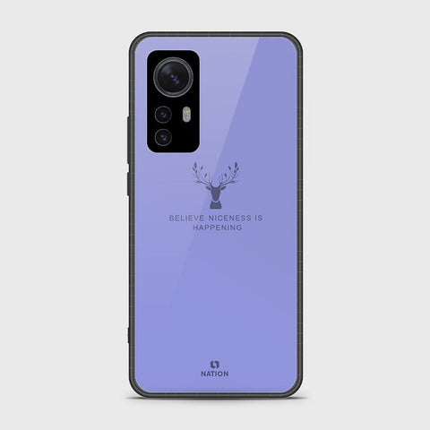 Xiaomi 12 Pro Cover- Nice Series - HQ Ultra Shine Premium Infinity Glass Soft Silicon Borders Case