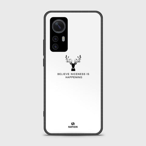 Xiaomi 12 Pro Cover- Nice Series - HQ Ultra Shine Premium Infinity Glass Soft Silicon Borders Case
