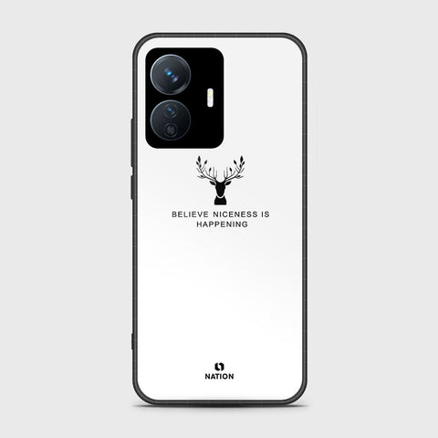 Vivo Y77e Cover- Nice Series - HQ Ultra Shine Premium Infinity Glass Soft Silicon Borders Case