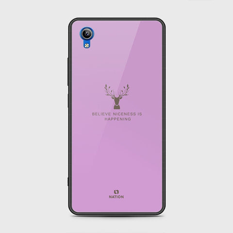 Vivo Y91C Cover - Nice Series - HQ Ultra Shine Premium Infinity Glass Soft Silicon Borders Case