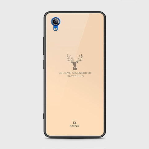 Vivo Y91C Cover - Nice Series - HQ Ultra Shine Premium Infinity Glass Soft Silicon Borders Case