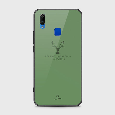 Vivo Y91i Cover- Nice Series - HQ Ultra Shine Premium Infinity Glass Soft Silicon Borders Case