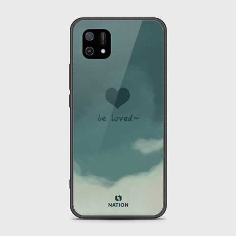 Oppo A16K Cover- Onation Heart Series - HQ Ultra Shine Premium Infinity Glass Soft Silicon Borders Case