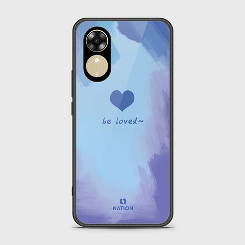 Oppo A17k Cover- Onation Heart Series - HQ Ultra Shine Premium Infinity Glass Soft Silicon Borders Case