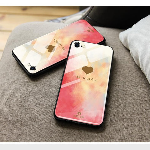 Huawei Y9s Cover - ONation Heart Series - HQ Ultra Shine Premium Infinity Glass Soft Silicon Borders Case