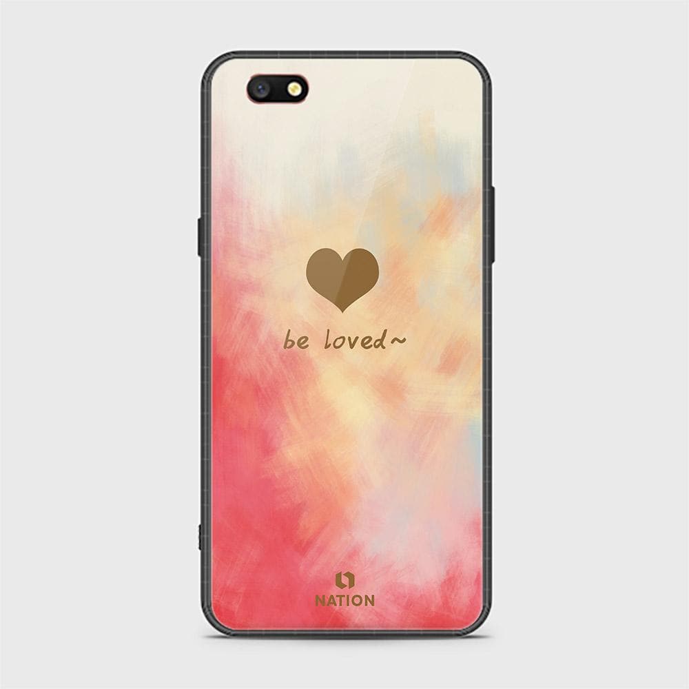 Oppo F3 Cover - ONation Heart Series - HQ Ultra Shine Premium Infinity Glass Soft Silicon Borders Case