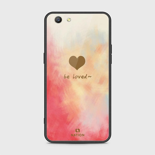 Oppo F1S Cover - ONation Heart Series - HQ Ultra Shine Premium Infinity Glass Soft Silicon Borders Case