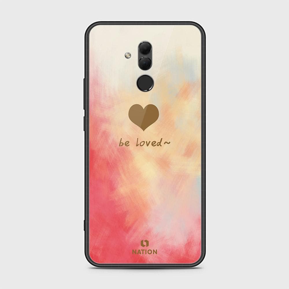 Huawei Mate 20 Lite Cover - ONation Heart Series - HQ Ultra Shine Premium Infinity Glass Soft Silicon Borders Case