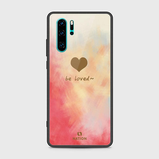 Huawei P30 Pro Cover - ONation Heart Series - HQ Ultra Shine Premium Infinity Glass Soft Silicon Borders Case