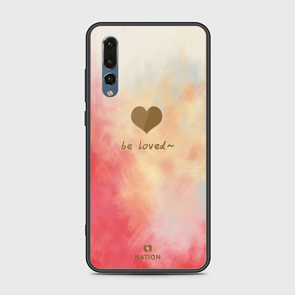 Huawei P20 Pro Cover - ONation Heart Series - HQ Ultra Shine Premium Infinity Glass Soft Silicon Borders Case