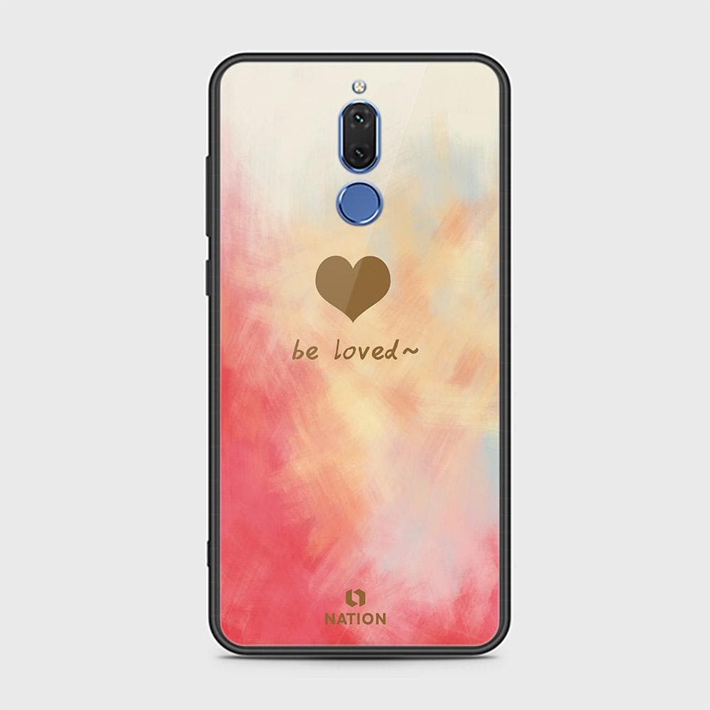 Huawei Mate 10 Lite Cover - ONation Heart Series - HQ Ultra Shine Premium Infinity Glass Soft Silicon Borders Case