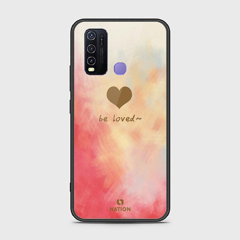 Vivo Y50 Cover - ONation Heart Series - HQ Ultra Shine Premium Infinity Glass Soft Silicon Borders Case