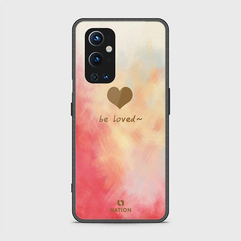 OnePlus 9 Pro Cover - ONation Heart Series - HQ Ultra Shine Premium Infinity Glass Soft Silicon Borders Case