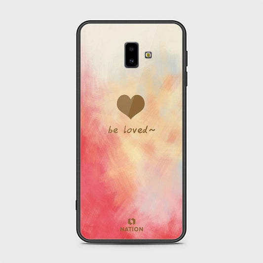 Samsung Galaxy J6 Plus 2018 Cover - Onation Heart Series - HQ Ultra Shine Premium Infinity Glass Soft Silicon Borders Case