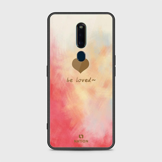 Oppo R19 Cover - Onation Heart Series - HQ Ultra Shine Premium Infinity Glass Soft Silicon Borders Case