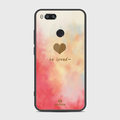 Xiaomi Mi A1 Cover - Onation Heart Series - HQ Ultra Shine Premium Infinity Glass Soft Silicon Borders Case