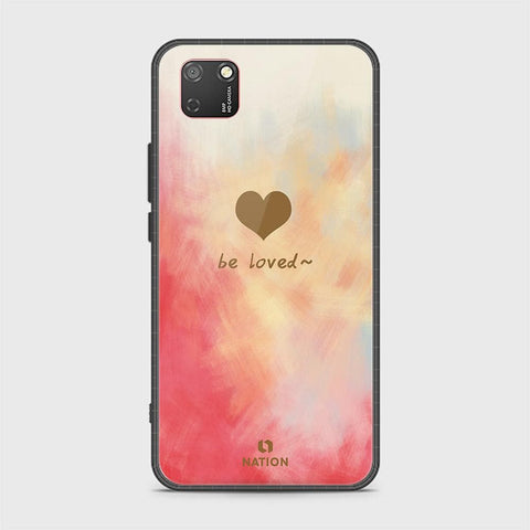 Honor 9S Cover - Onation Heart Series - HQ Ultra Shine Premium Infinity Glass Soft Silicon Borders Case