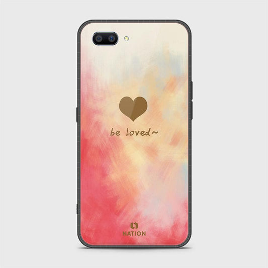 Realme C1 Cover - Onation Heart Series - HQ Ultra Shine Premium Infinity Glass Soft Silicon Borders Case