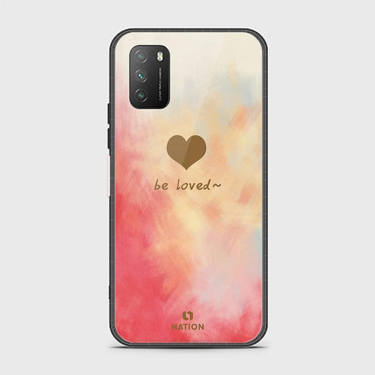 Xiaomi Poco M3 Cover - ONation Heart Series - HQ Ultra Shine Premium Infinity Glass Soft Silicon Borders Case