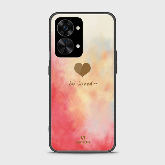 OnePlus Nord 2T Cover- Onation Heart Series - HQ Ultra Shine Premium Infinity Glass Soft Silicon Borders Case