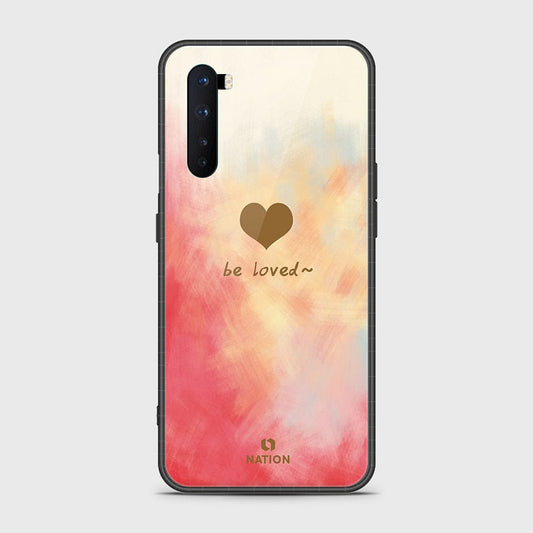 OnePlus Nord Cover- Onation Heart Series - HQ Ultra Shine Premium Infinity Glass Soft Silicon Borders Case