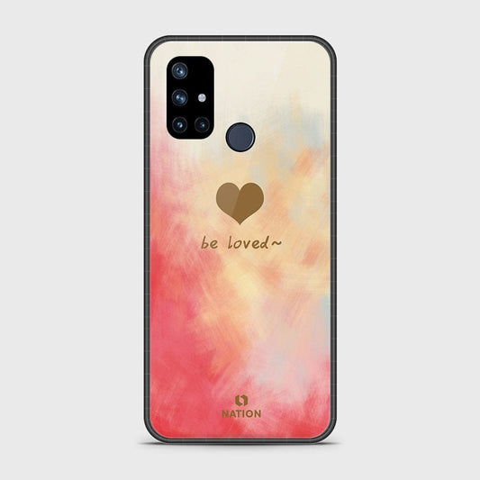 OnePlus Nord N10 5G Cover- Onation Heart Series - HQ Ultra Shine Premium Infinity Glass Soft Silicon Borders Case