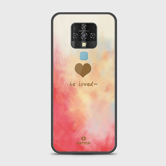 Tecno Camon 16 Cover - Onation Heart Series - HQ Ultra Shine Premium Infinity Glass Soft Silicon Borders Case