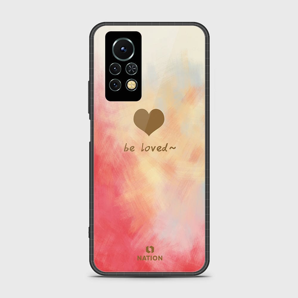 Infinix Note 11s Cover- Onation Heart Series - HQ Ultra Shine Premium Infinity Glass Soft Silicon Borders Case