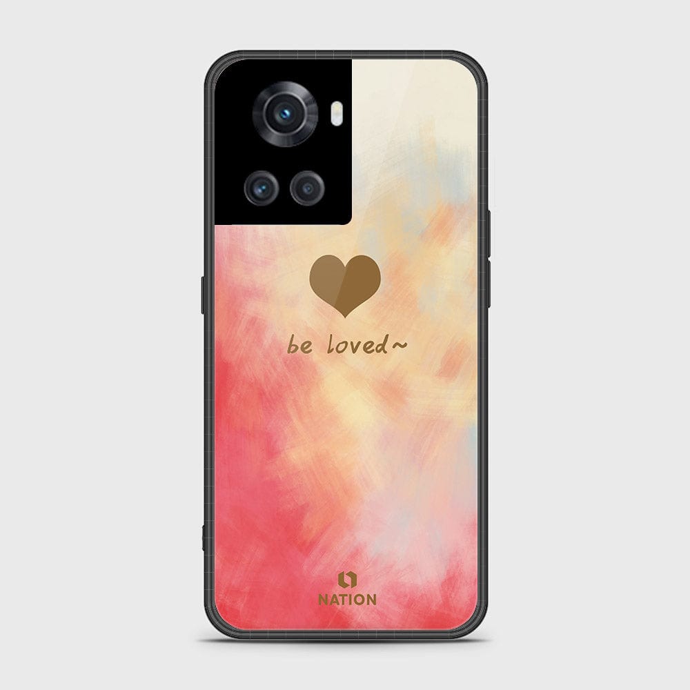 OnePlus Ace Cover- Onation Heart Series - HQ Ultra Shine Premium Infinity Glass Soft Silicon Borders Case
