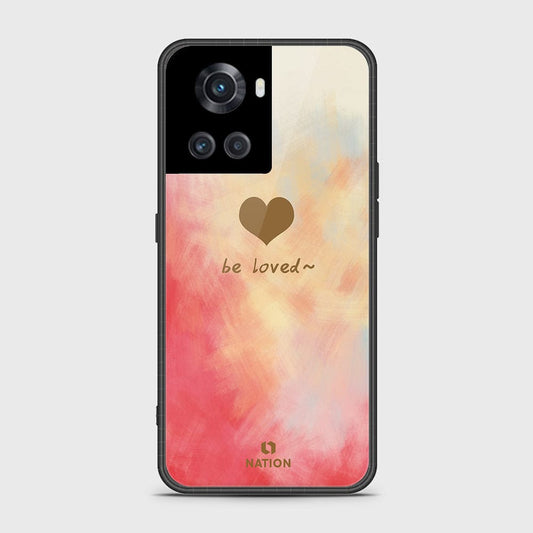 OnePlus Ace Cover- Onation Heart Series - HQ Ultra Shine Premium Infinity Glass Soft Silicon Borders Case