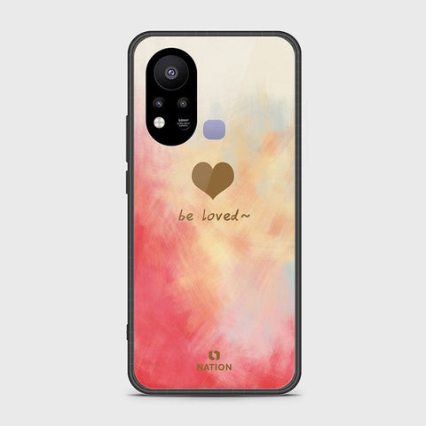 Infinix Hot 11s Cover- Onation Heart Series - HQ Ultra Shine Premium Infinity Glass Soft Silicon Borders Case