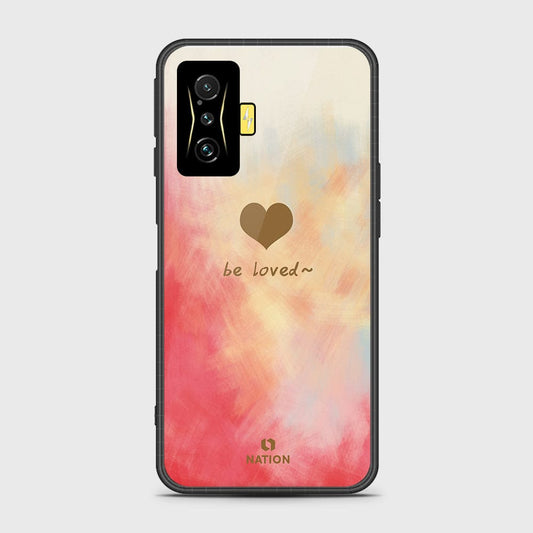 Xiaomi Poco F4 GT Cover- Onation Heart Series - HQ Ultra Shine Premium Infinity Glass Soft Silicon Borders Case