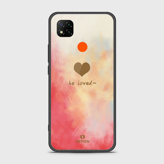 Xiaomi Redmi 9C Cover- Onation Heart Series - HQ Ultra Shine Premium Infinity Glass Soft Silicon Borders Case