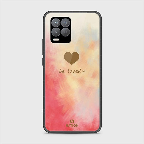 Realme 8 Cover - ONation Heart Series - HQ Ultra Shine Premium Infinity Glass Soft Silicon Borders Case