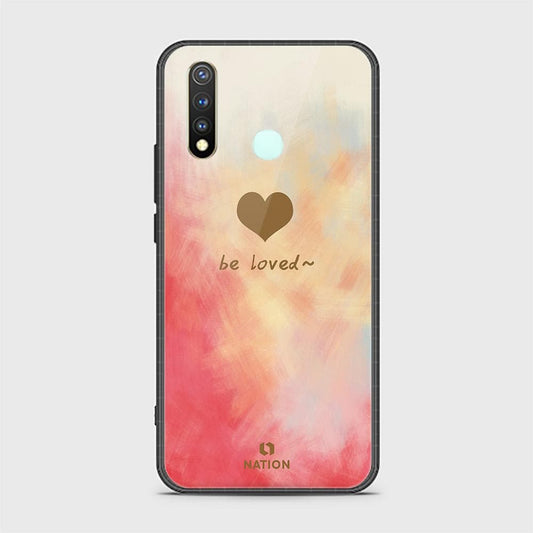 Vivo Y19 Cover - ONation Heart Series - HQ Ultra Shine Premium Infinity Glass Soft Silicon Borders Case