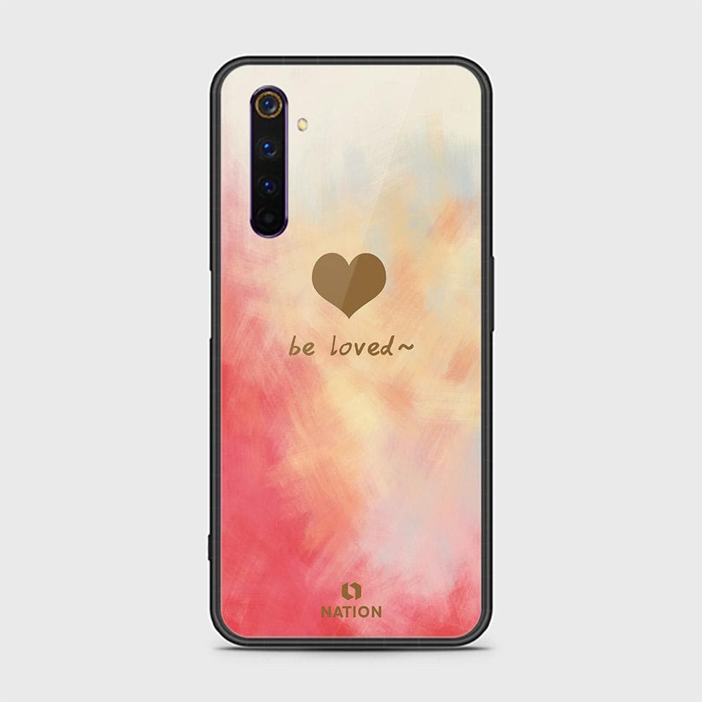 Realme 6 Pro Cover - ONation Heart Series - HQ Ultra Shine Premium Infinity Glass Soft Silicon Borders Case