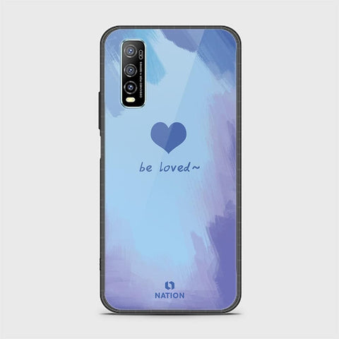 Vivo Y70s Cover - ONation Heart Series - HQ Ultra Shine Premium Infinity Glass Soft Silicon Borders Case