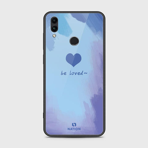 Huawei Honor 10 Lite Cover - ONation Heart Series - HQ Ultra Shine Premium Infinity Glass Soft Silicon Borders Case