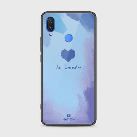 Huawei Y9 2019 Cover - ONation Heart Series - HQ Ultra Shine Premium Infinity Glass Soft Silicon Borders Case