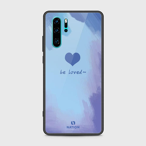 Huawei P30 Pro Cover - ONation Heart Series - HQ Ultra Shine Premium Infinity Glass Soft Silicon Borders Case