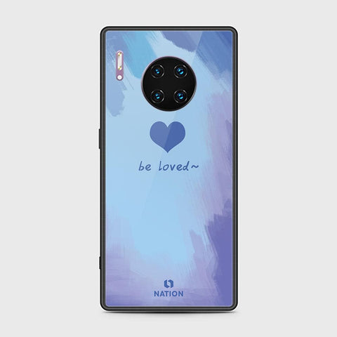 Huawei Mate 30 Pro Cover - ONation Heart Series - HQ Ultra Shine Premium Infinity Glass Soft Silicon Borders Case