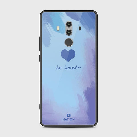 Huawei Mate 10 Pro Cover - ONation Heart Series - HQ Ultra Shine Premium Infinity Glass Soft Silicon Borders Case