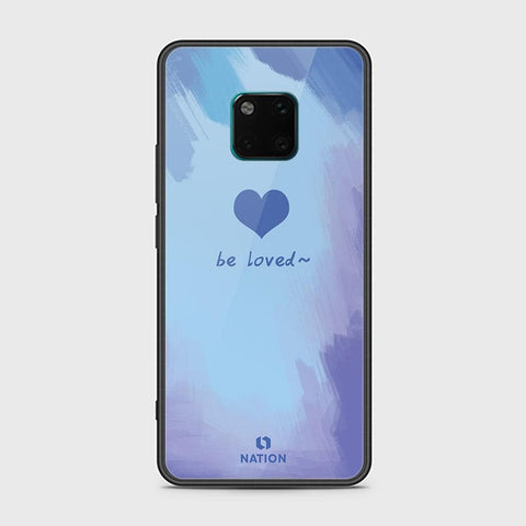 Huawei Mate 20 Pro Cover - ONation Heart Series - HQ Ultra Shine Premium Infinity Glass Soft Silicon Borders Case