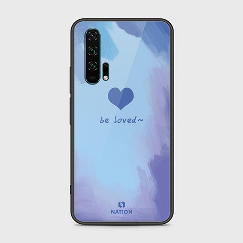 Honor 20 Pro Cover - ONation Heart Series - HQ Ultra Shine Premium Infinity Glass Soft Silicon Borders Case