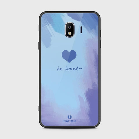Samsung Galaxy J4 2018 Cover - ONation Heart Series - HQ Ultra Shine Premium Infinity Glass Soft Silicon Borders Case