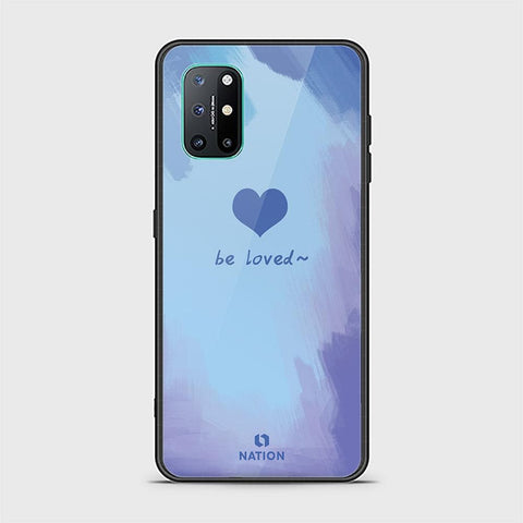 OnePlus 8T Cover - ONation Heart Series - HQ Ultra Shine Premium Infinity Glass Soft Silicon Borders Case