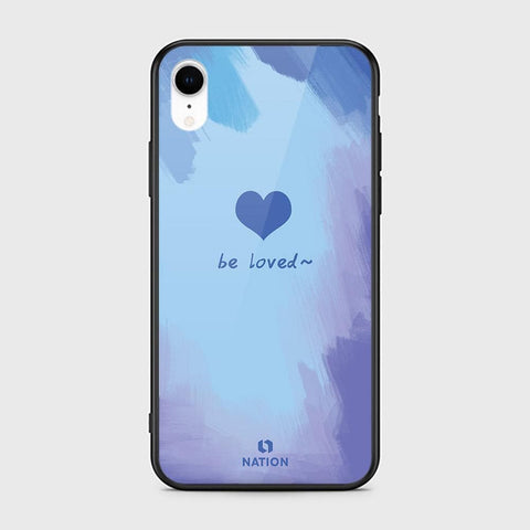 iPhone XR Cover - Onation Heart Series - HQ Ultra Shine Premium Infinity Glass Soft Silicon Borders Case