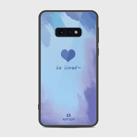 Samsung Galaxy S10e Cover - Onation Heart Series - HQ Ultra Shine Premium Infinity Glass Soft Silicon Borders Case
