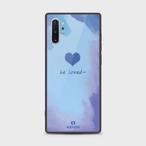 Samsung Galaxy Note 10 Plus Cover - Onation Heart Series - HQ Ultra Shine Premium Infinity Glass Soft Silicon Borders Case